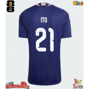 Japan Hiroki Ito #21 Replica Home Stadium Shirt for Women World Cup 2026 Short Sleeve